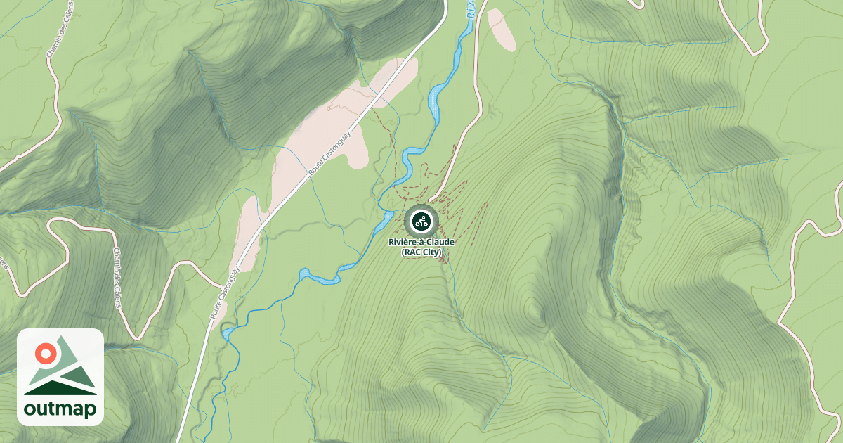 Map of Rivière-à-Claude (RAC City)