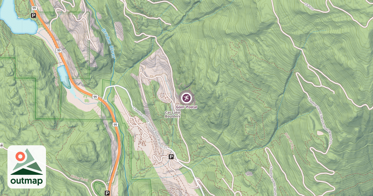 Map of Goin' Postal