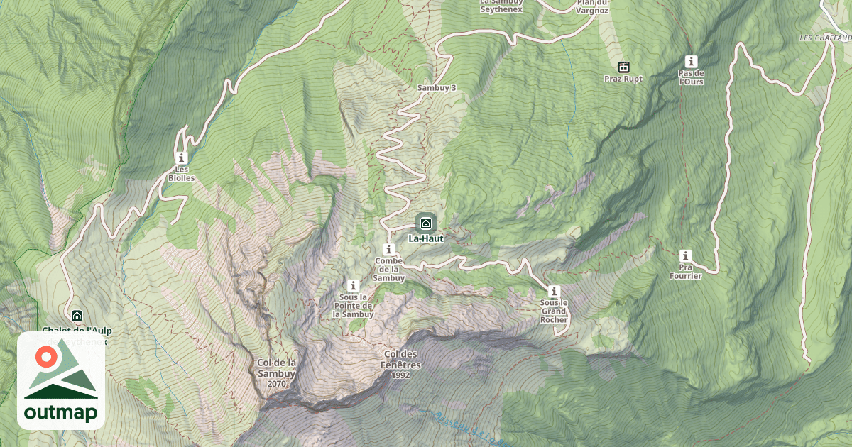 Map of La-Haut
