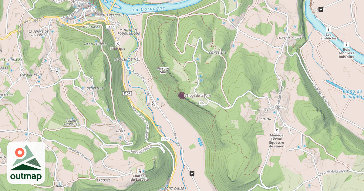 Map of L'Eloge de la Folie
