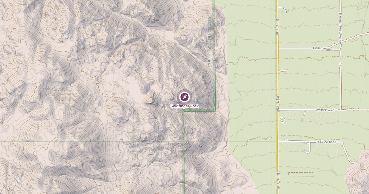 Map preview of Goldfinger Rock