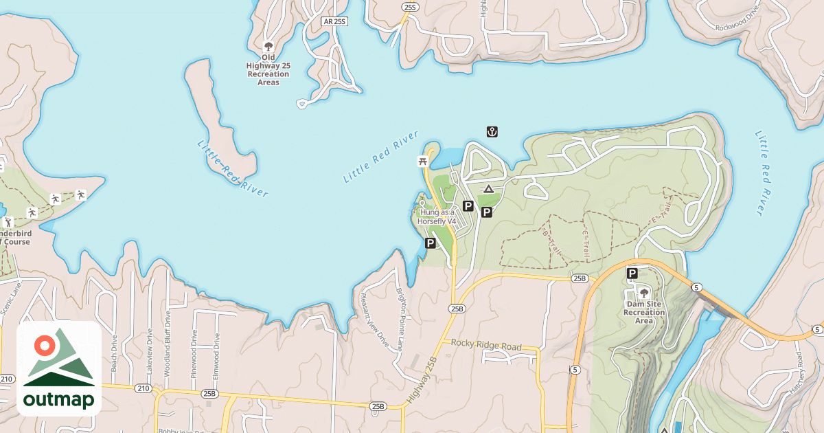 Map of 'Hung as a Horsefly
