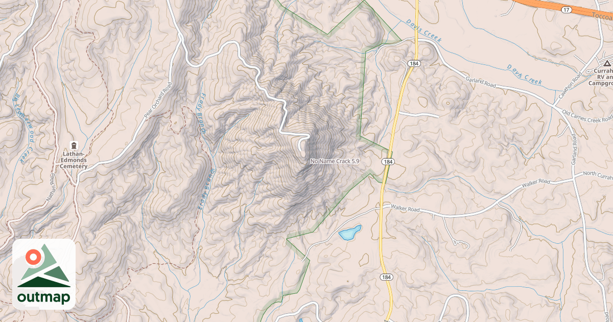 Map of No Name Crack