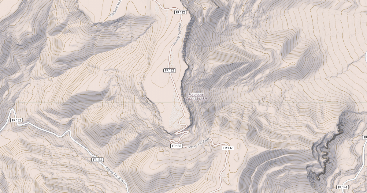Map preview of Forbidden Coast Line