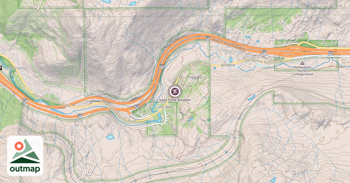 Map of Soda Punk Boulder