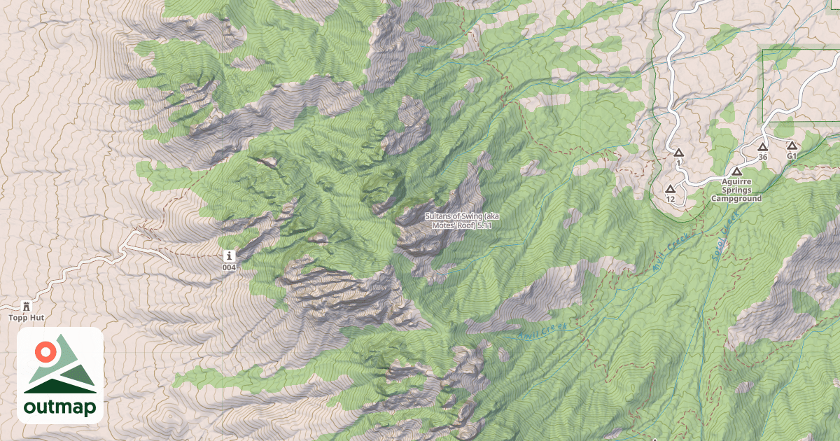 Map of Sultans of Swing (aka Motes' Roof)