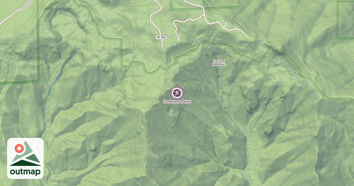 Map of Panorama Point