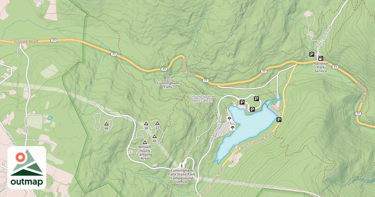 Map of Ground Squirrel Don't Care