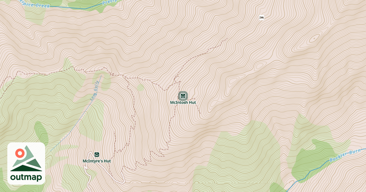 Map of McIntosh Hut