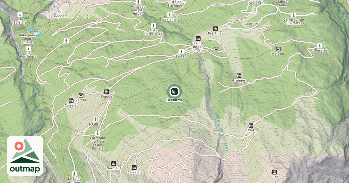 Map of La Norma