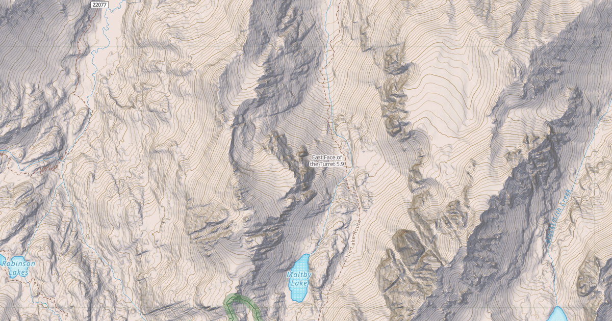 Map preview of East Face of the Turret