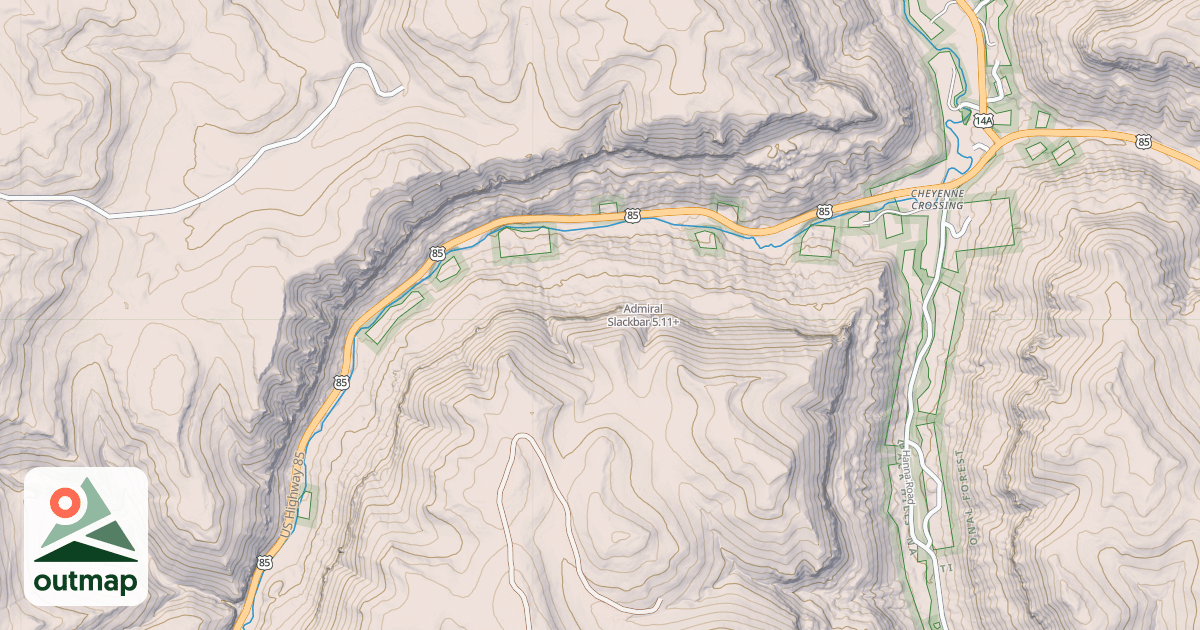 Map of Admiral Slackbar