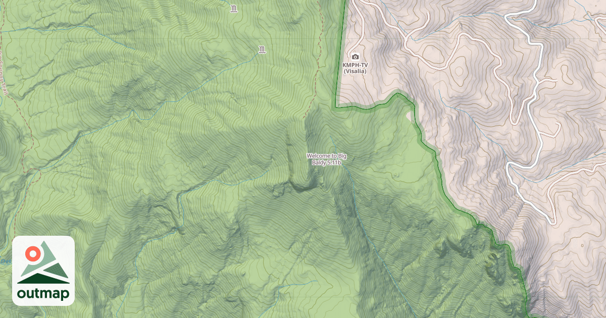 Map of Welcome to Big Baldy