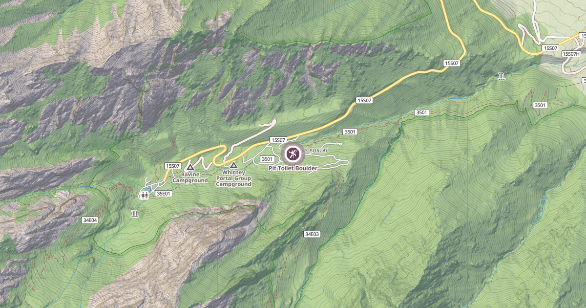 Map preview of Pit Toilet Boulder