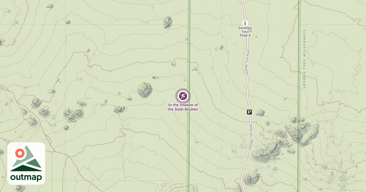 Map of In the Shadow of the Slash Boulder