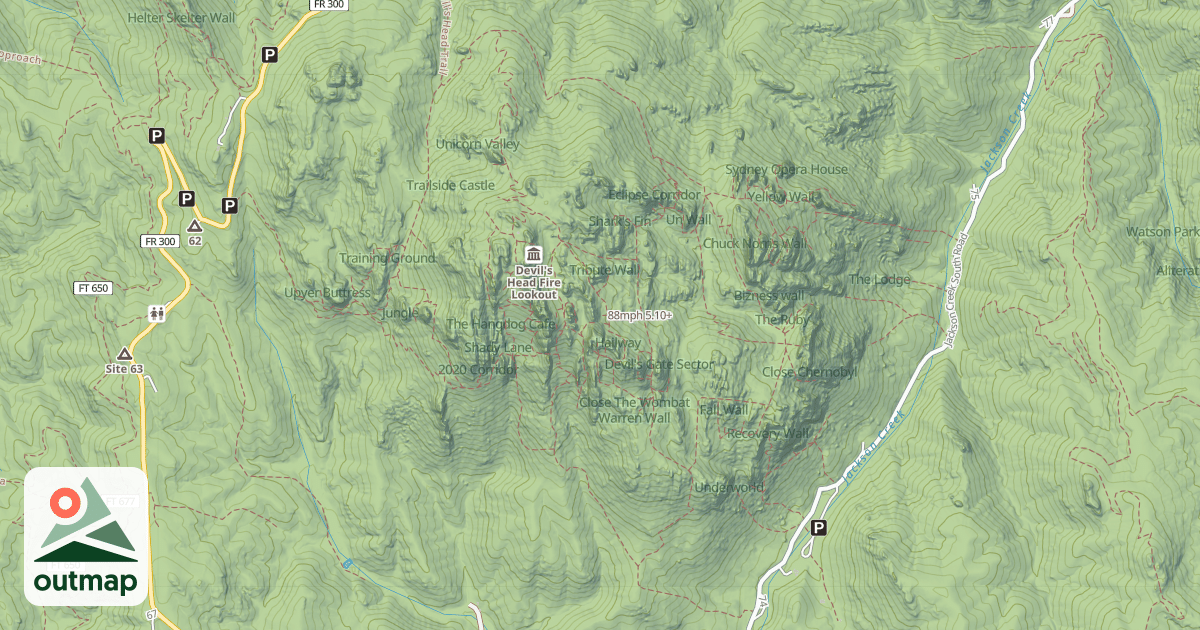 Map of 88mph