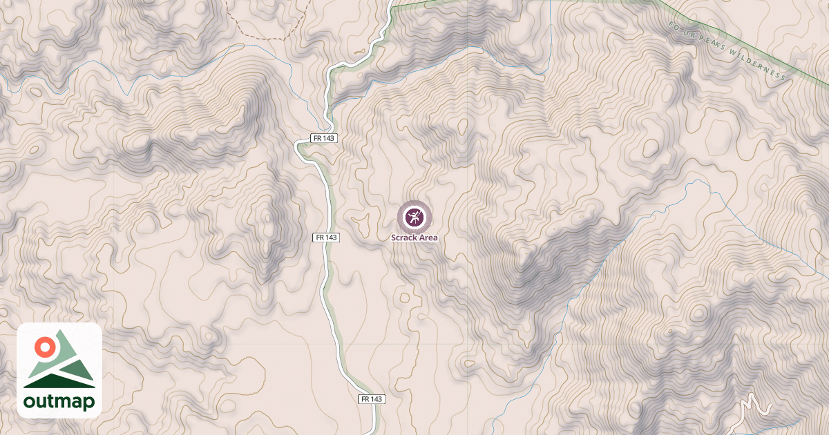 Map of Scrack Area