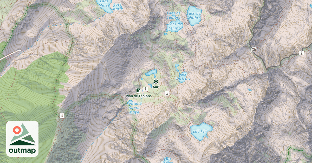 Map of Abri
