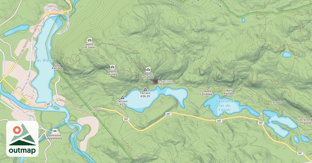 Map of Projet 2009