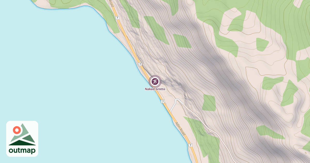 Map of Naked Grotto