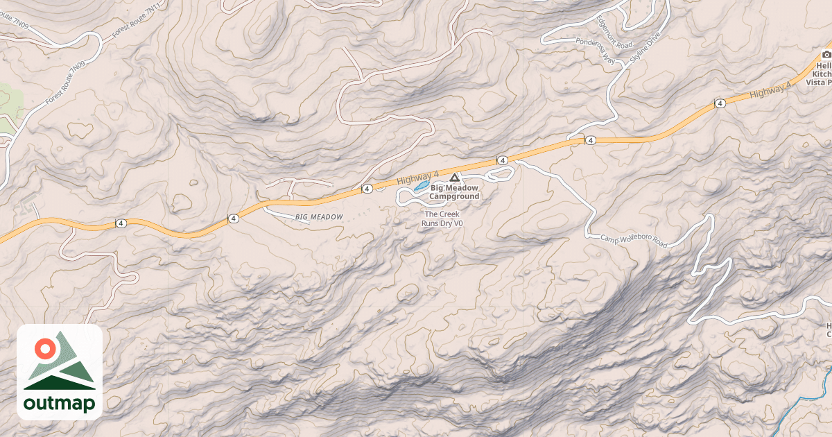 Map of The Creek Runs Dry