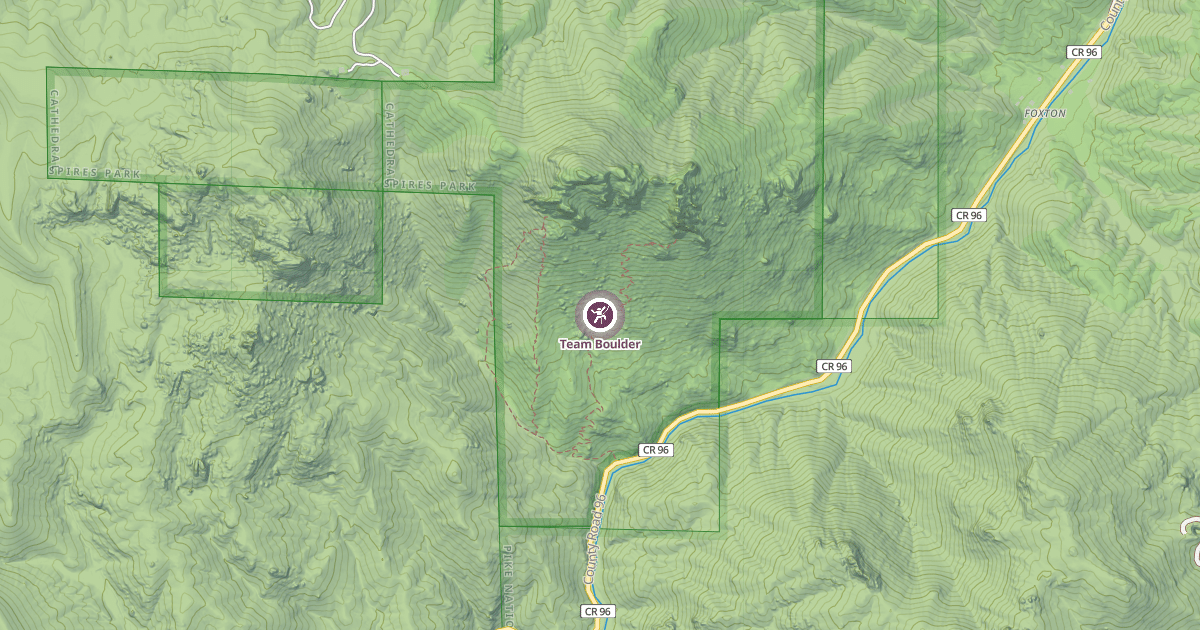 Map preview of Team Boulder