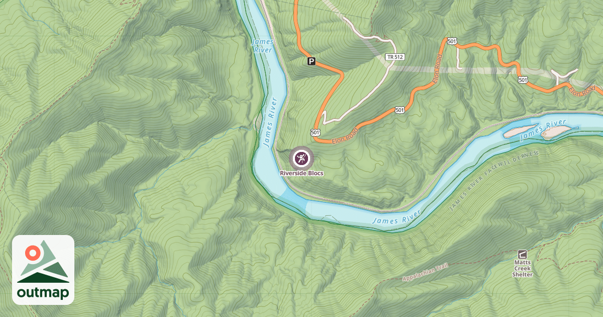 Map of Riverside Blocs