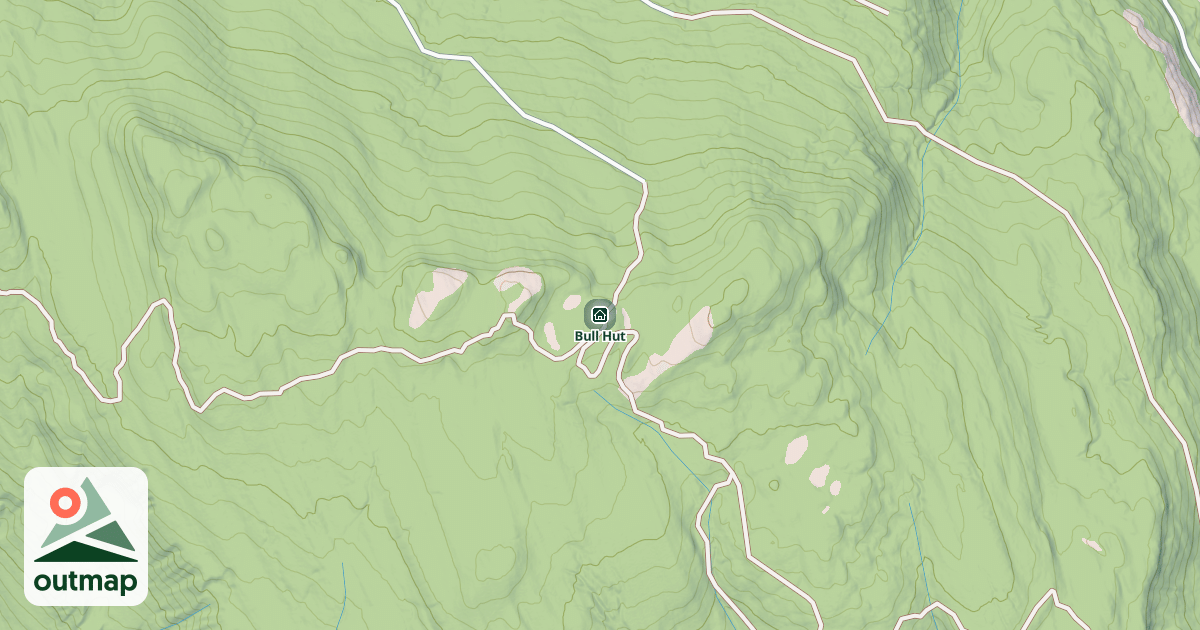 Map of Bull Hut