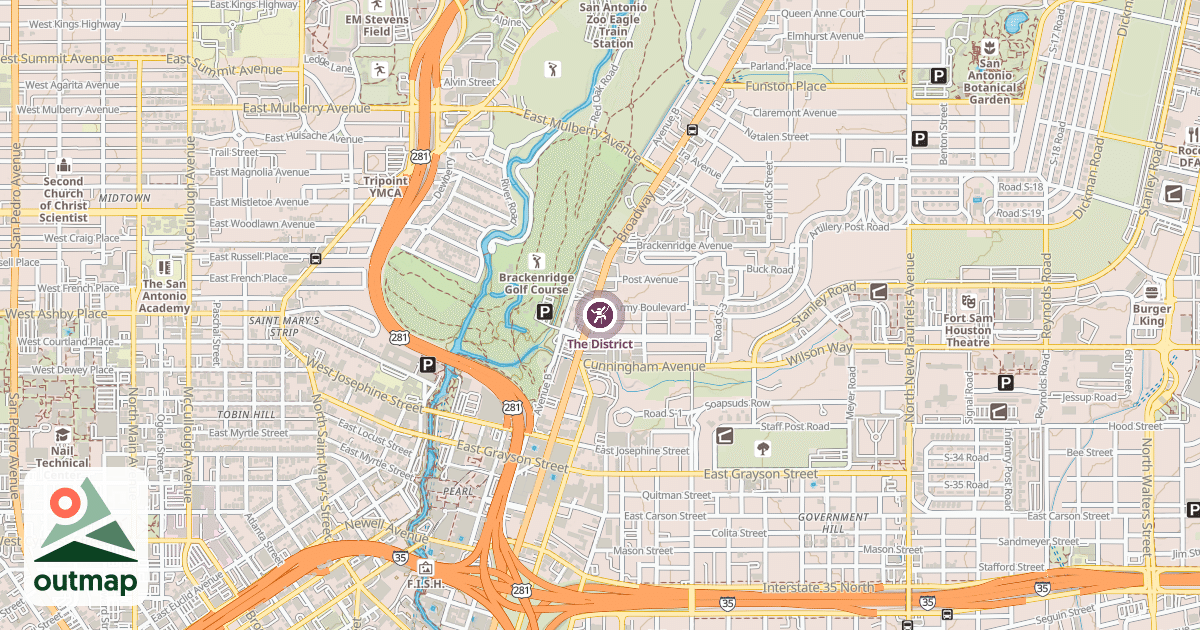 Map of The District