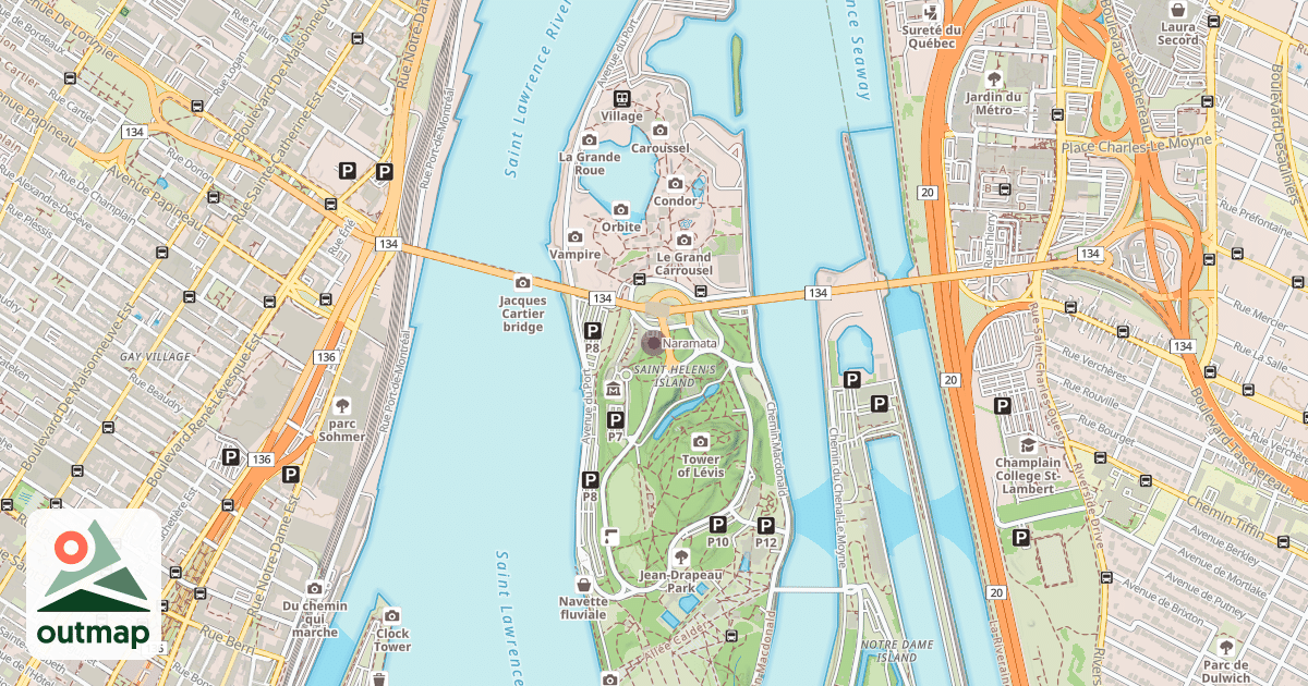 Map of Naramata