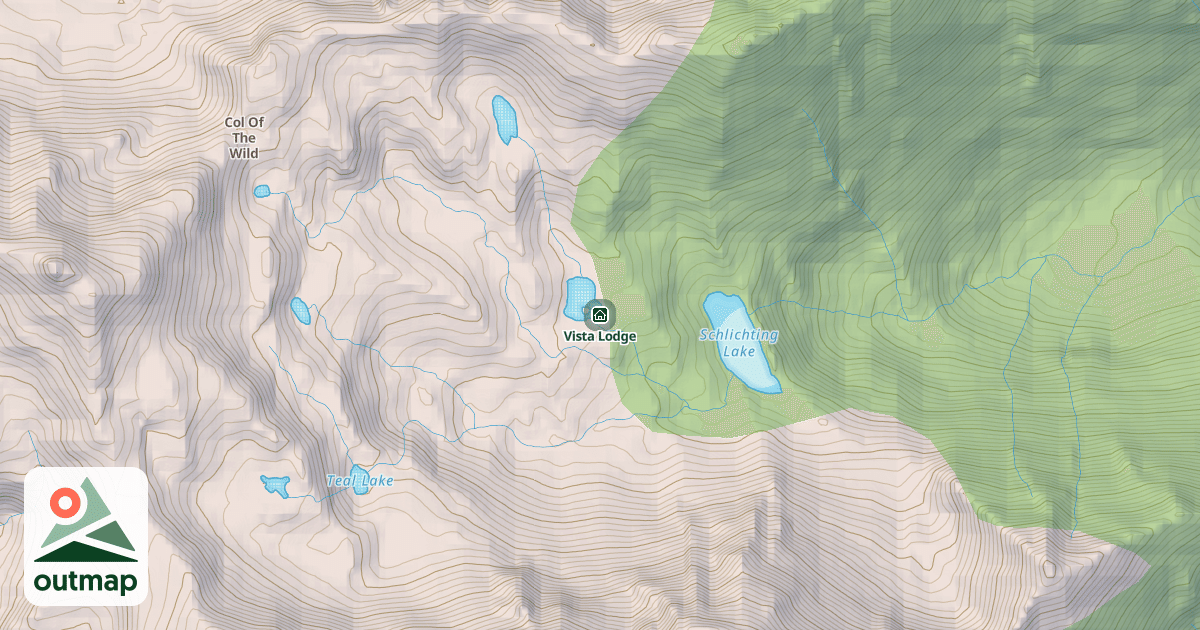 Map of Vista Lodge