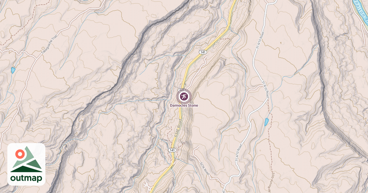 Map of Damocles Stone
