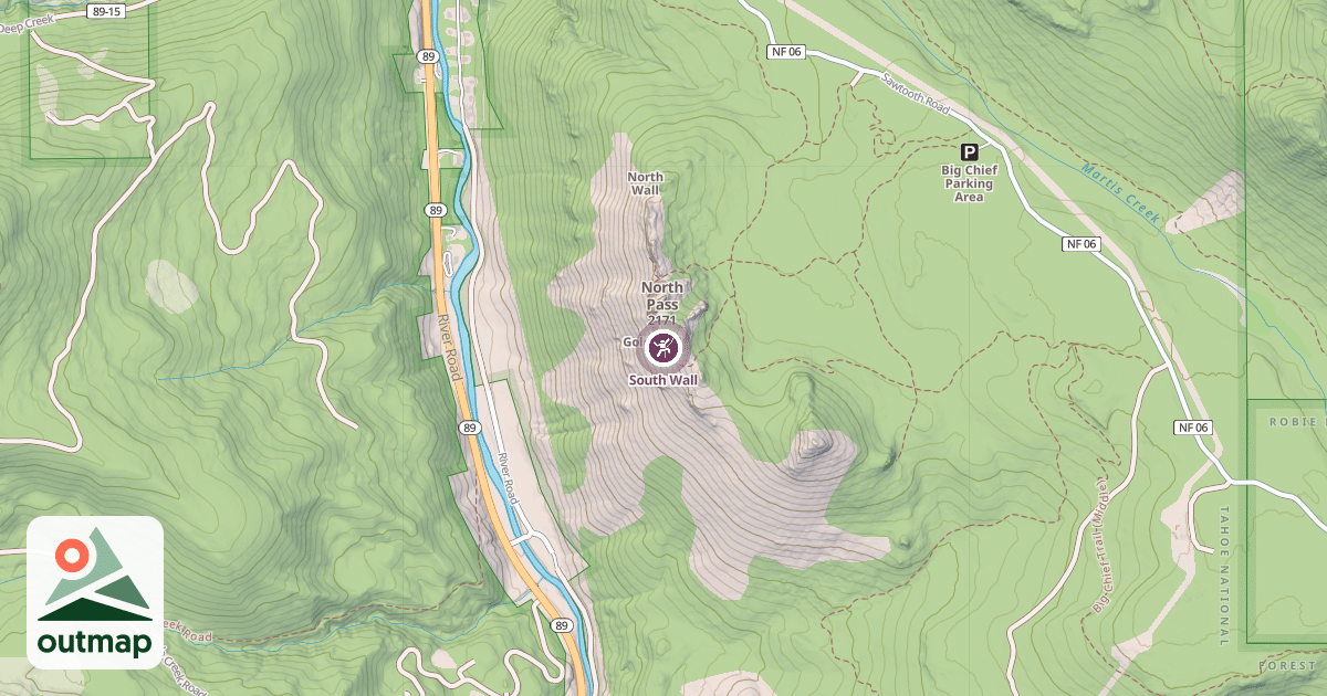 Map of South Wall