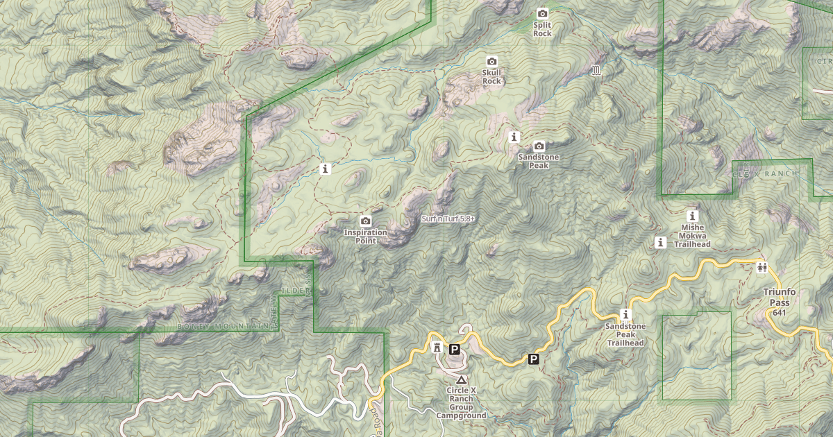 Map preview of Surf n Turf