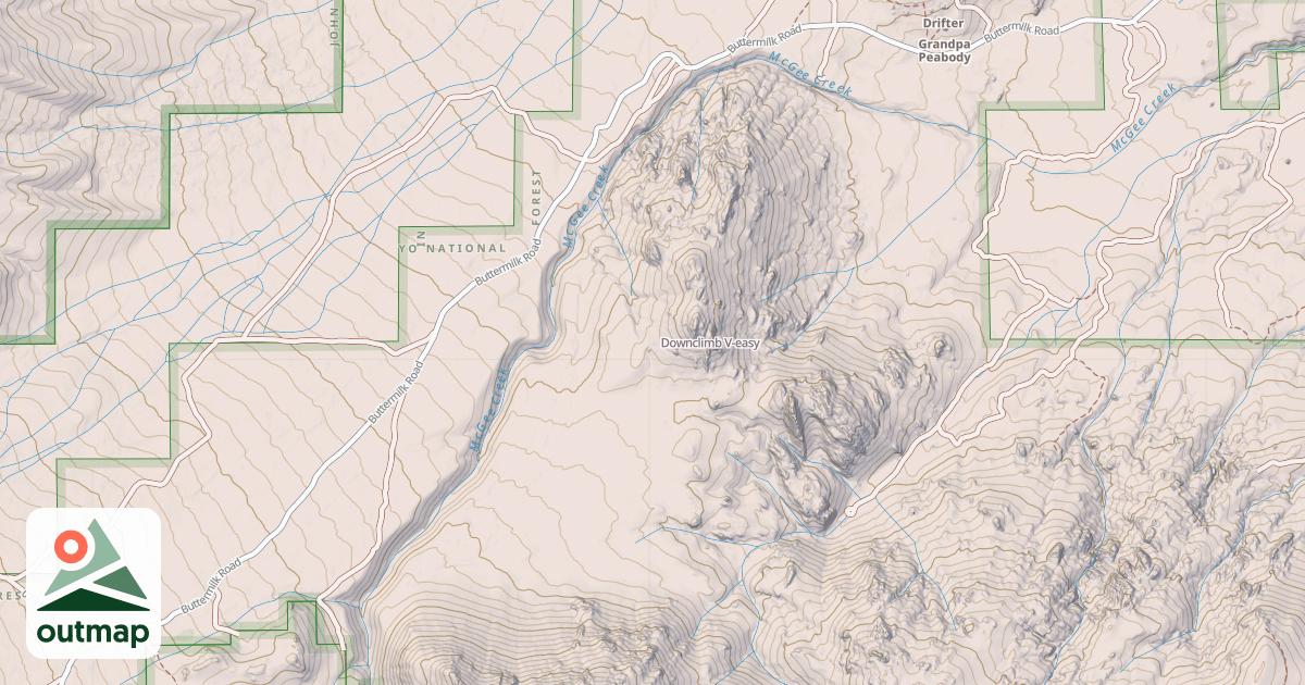 Map of Downclimb