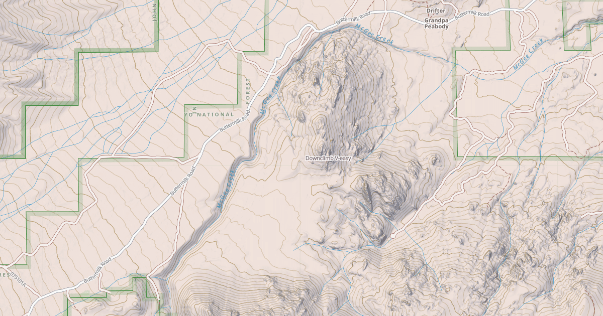 Map preview of Downclimb