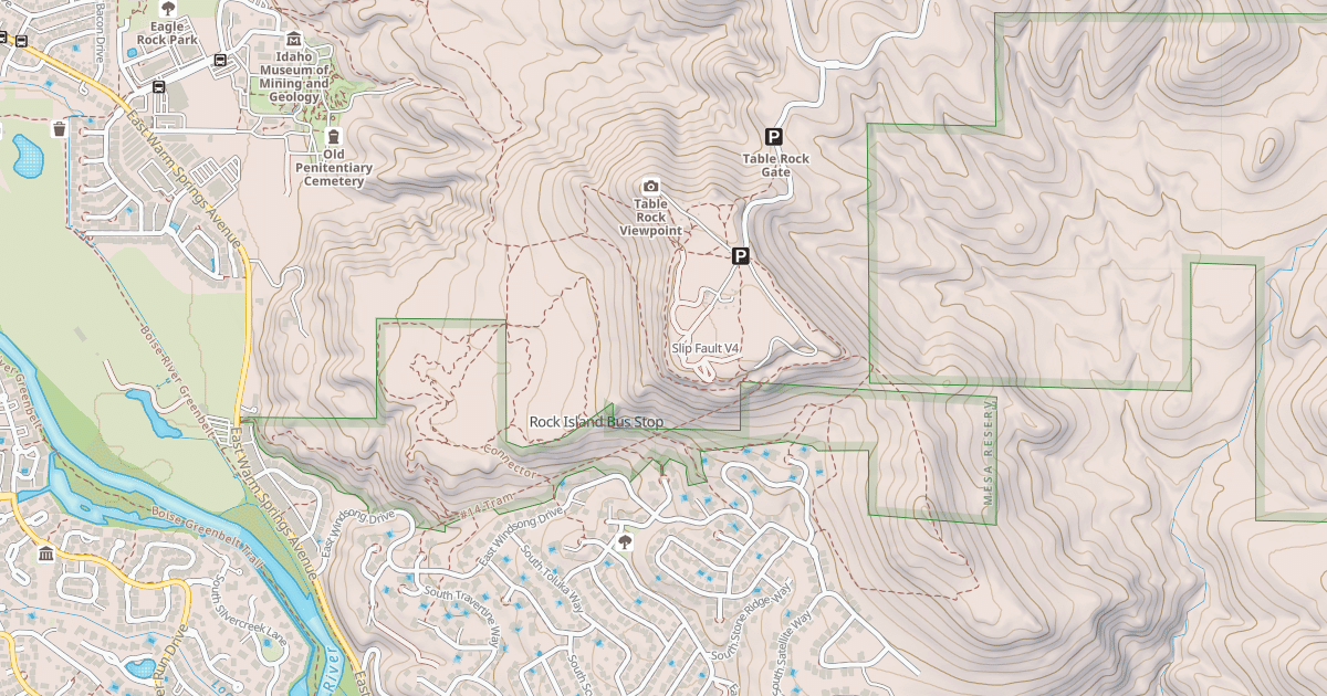 Map preview of Slip Fault