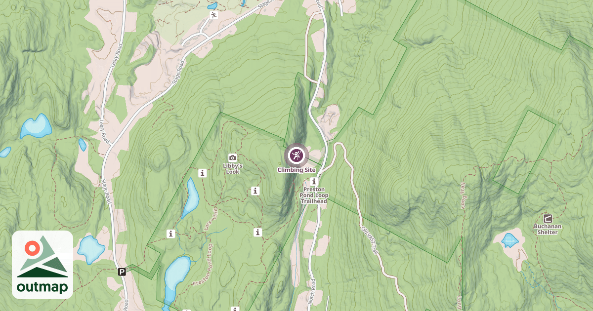 Map of Climbing Site
