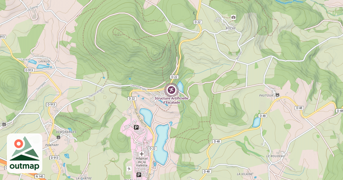 Map of Structure Artificielle d'Escalade