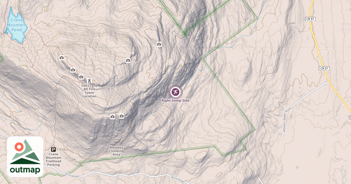 Map of Right-Steep Side