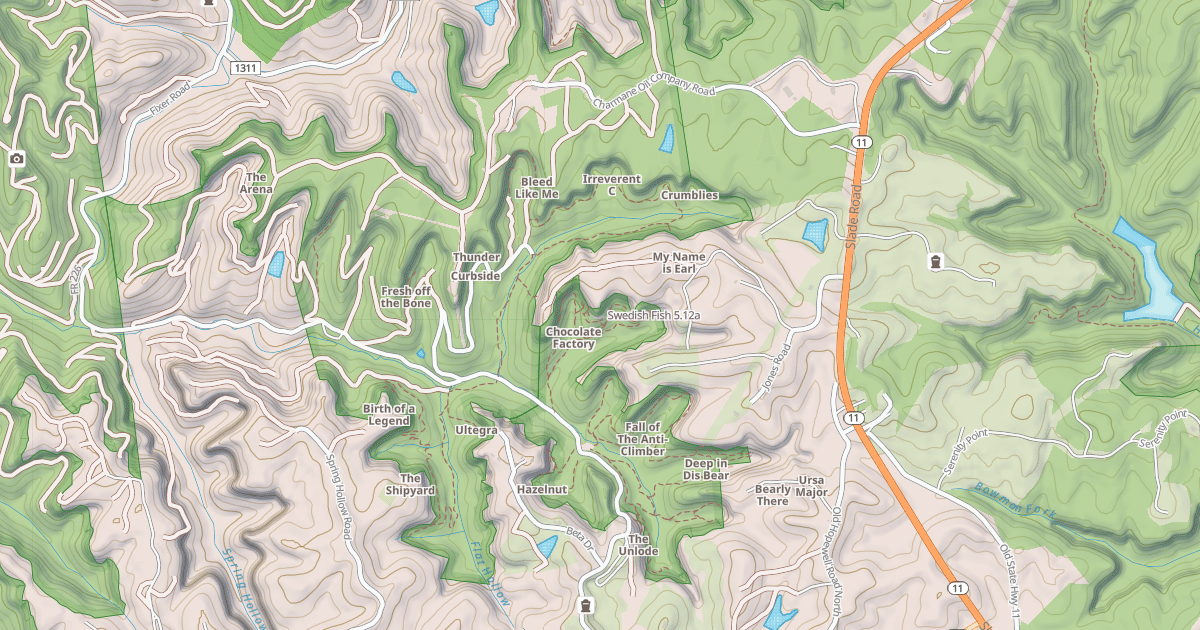 Map preview of Swedish Fish