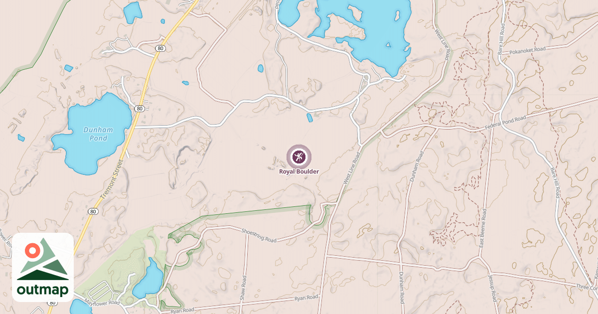 Map of Royal Boulder