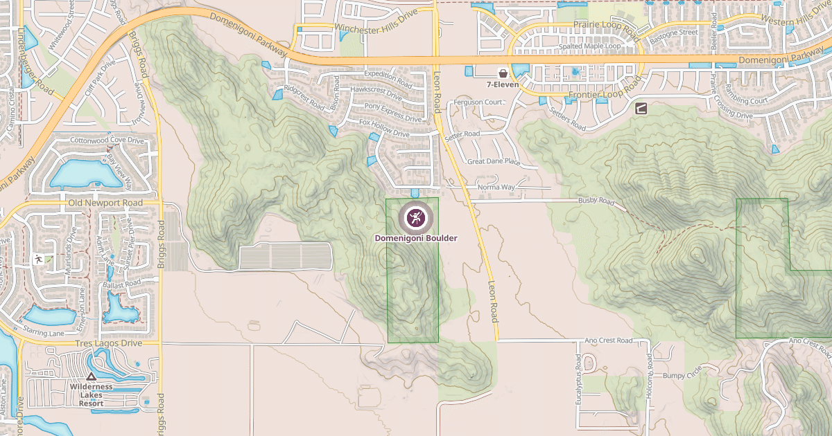 Map preview of Domenigoni Boulder