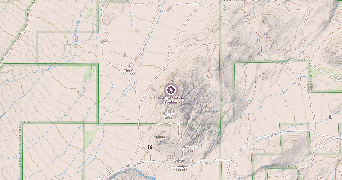 Map preview of Natural Melody Boulder