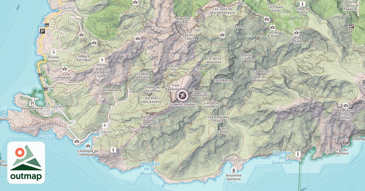 Map of Le petit couloir