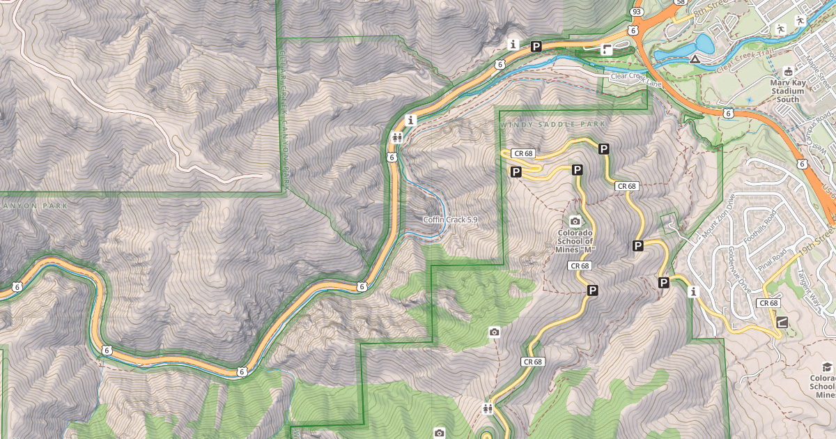 Map preview of Coffin Crack