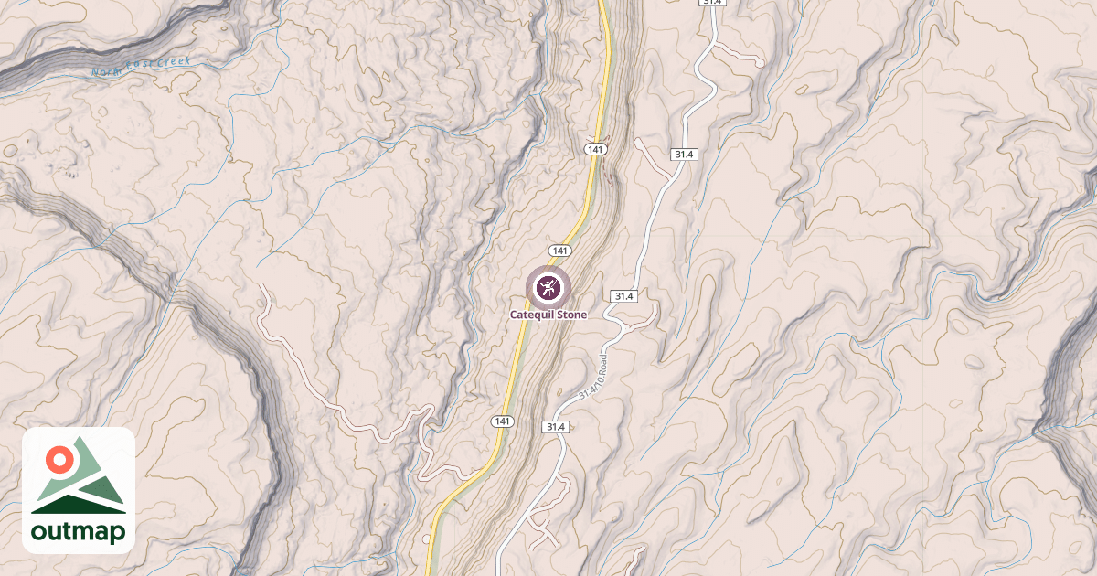 Map of Catequil Stone
