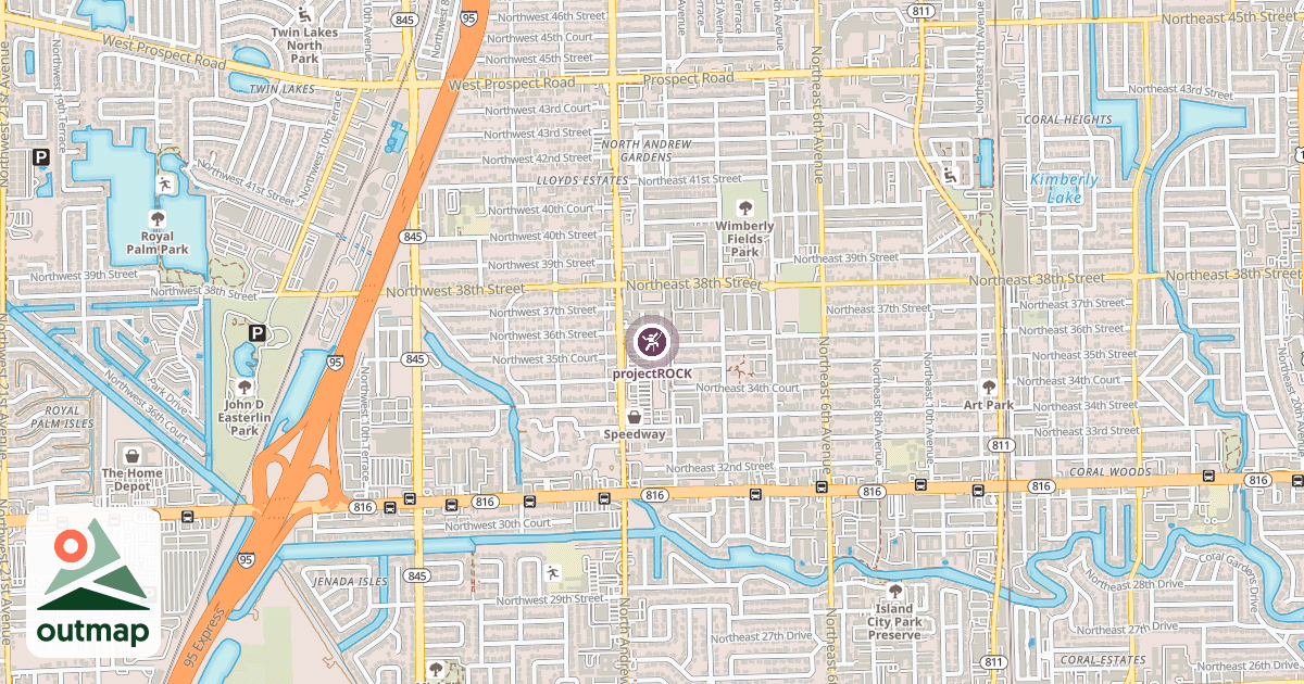 Map of projectROCK