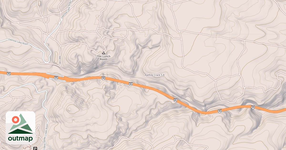 Map of Ratfink Crack