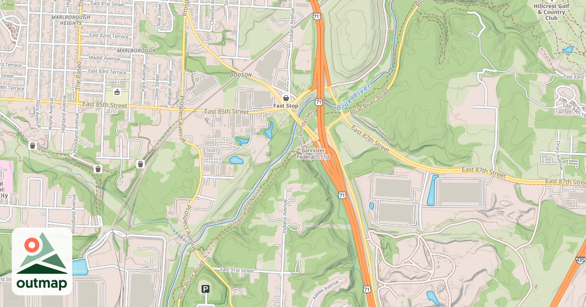 Map of Bannister Federal